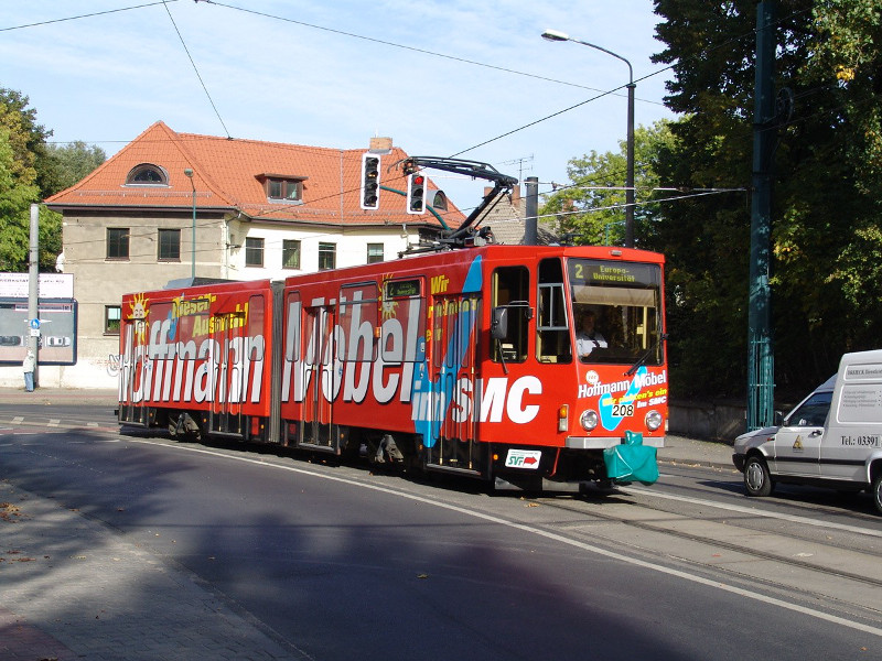 Tatra-Solowagen auf Linie 2