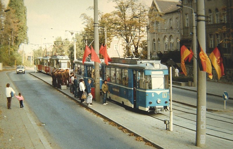 Die Haltestelle Bahnhof 1988