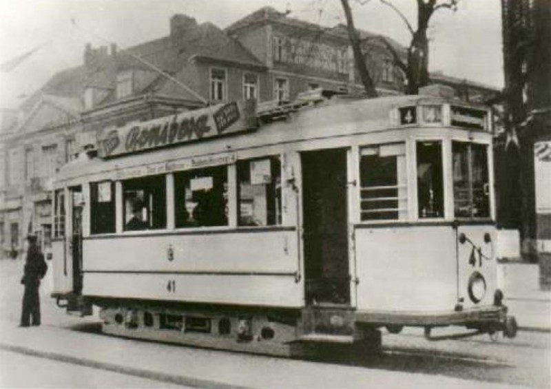 Linie 4 am Wilhelmsplatz 1938
