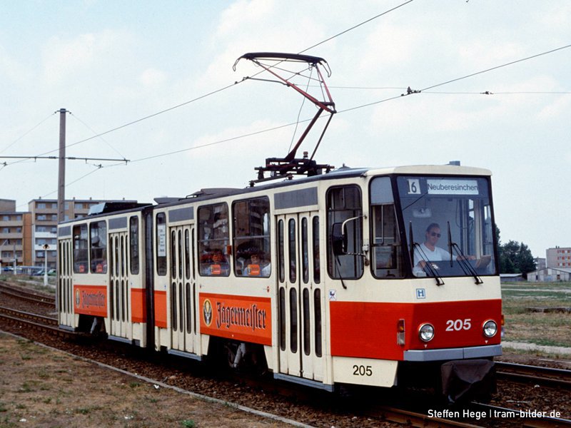 KT4D 205 an der Birkenallee 1992
