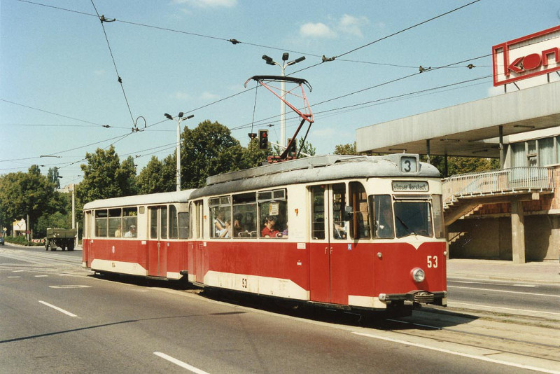 Gotha-Tw 53 mit Einholmstromabnehmer