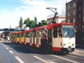Tatra-Doppeltraktion am Brandenburgtag 2000